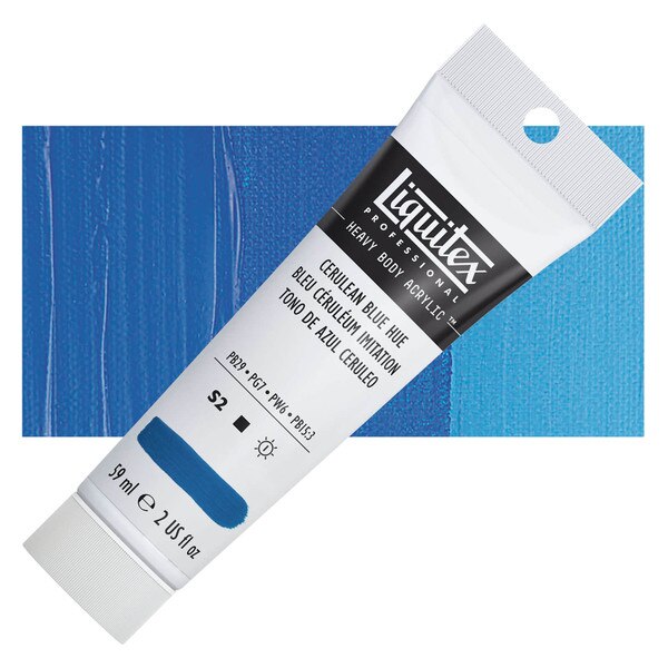 Liquitex Heavy Body Acrylic Paint - Cerulean Blue Hue